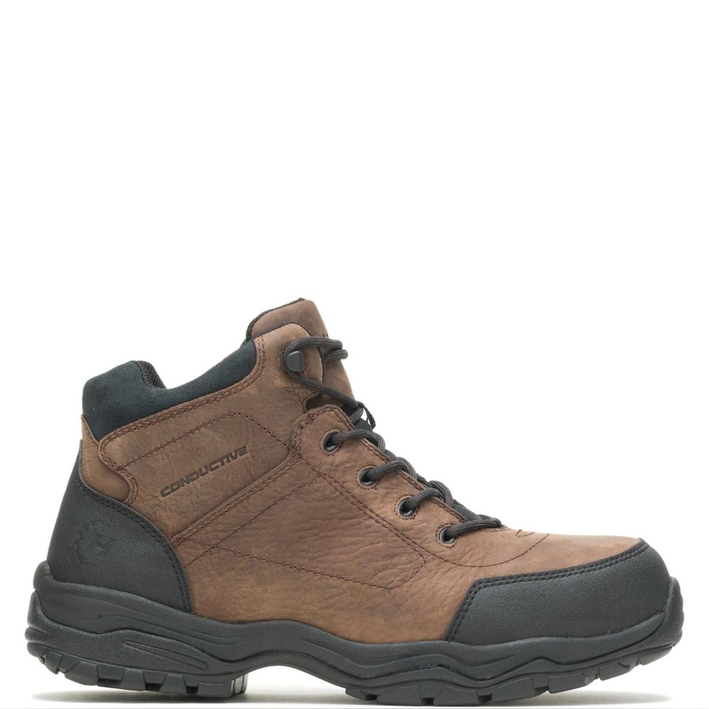Men's Steel-toed Hiker Work Boots, Size 8